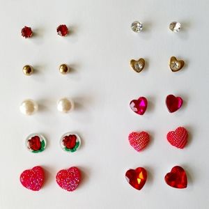 ● Ten Assorted Pair of Fashion Stud Earrings